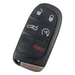 Jeep Grand Cherokee 2014-2021 Remote Control 4+1 Buttons 433MHZ PCF7953A Transponder - Chrysler
