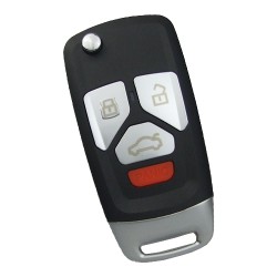 KD Flip Remote Key 3+1 Button Small Size B27-3+1 - Keydiy