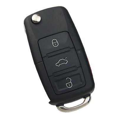 KD Flip Remote Key VW Type B01-3+1