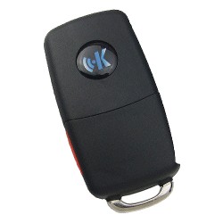 KD Flip Remote Key VW Type B01-3+1 - Thumbnail