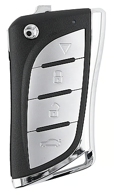 KD Universal Flip Key Remote 4 Button For Lexus Type B24-4 - 1