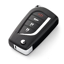 KD Universal Flip Key Remote 4 Button For Toyota Type B13-4 - 1