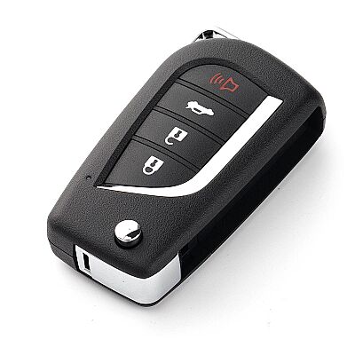 KD Universal Flip Key Remote 4 Button For Toyota Type B13-4 - 1