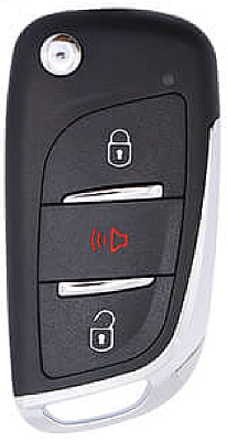 KD Universal Smart Key Remote 2+1 Button For Peugeot Type B11-2+1 - 1