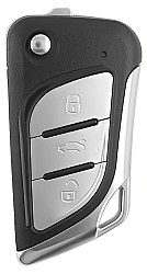 KeyDiy B30 (Metal Buttons) Universal 3 Buttons Flip Remote Key - 1