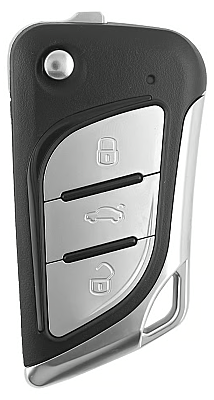 KeyDiy B30 (Metal Buttons) Universal 3 Buttons Flip Remote Key - 1