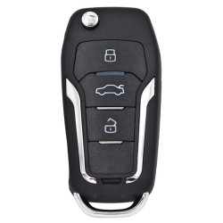  - Keydiy KD Universal Flip Remote Key 3 Buttons Ford Type NB12-3