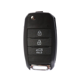 Kia 3 button flip remote key shell - Kia