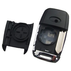 Kia 3 button flip remote key shell - 2