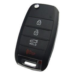 Kia 3+1 button flip remote key blank please choose which key blade in your need - Kia