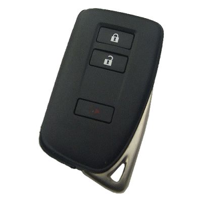 Lexus 2+1 button modified remote key blank - 1