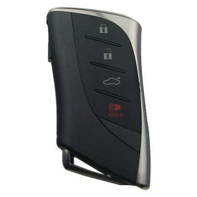 Lexus 3+1 button remote Key blank with blade - 1