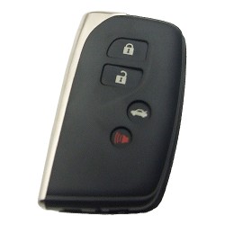Lexus 3+1 button remote key shell with blade - Lexus