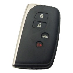 Lexus - Lexus 3+1 button remote key shell with blade