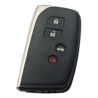 Lexus 3+1 button remote key shell with blade - 1