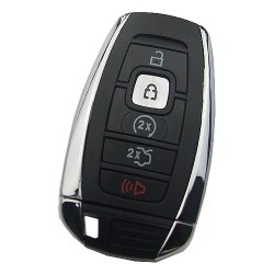 Lincoln 4+1 button key blank with blade - Lincoln