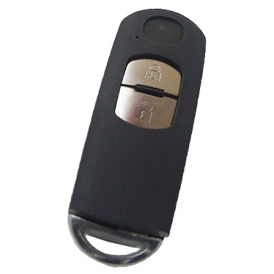 Mazda 2 button remote key blank with blade ( 3parts) - 1