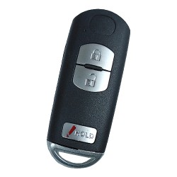 Mazda 2+1 button remote key blank - Mazda