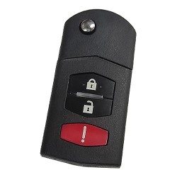 Mazda 2+1 button remote key case - Mazda