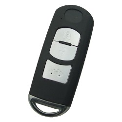 Mazda 3 button remote key blank with blade ( 3parts) - Mazda