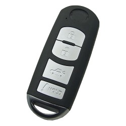  - Mazda 4 button keyless remote key with 315mhz with ID49 chip FCCID:WAZSKE13D01 P/N:662F-SKE13D01 SUV SKE13D-01 FSK