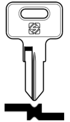 MBL1R Key Blank - Silca