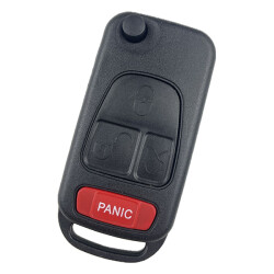 Mercedes 3+1 Buttons Key Shell HU64 Key Blade - Bmw