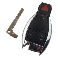 Mercedes 3+1 button remote key shell - Mercedes