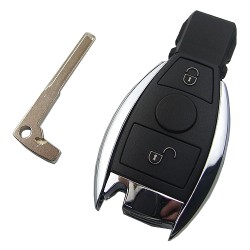 Mercedes BGA 2 Buttons Smart Key Shell - 1