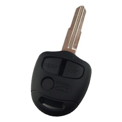 Mitsubish OUTLANDER 3 button remote key blank with right blade - 1
