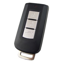 Mitsubishi 3 button remote key shell with blade - Mitsubishi