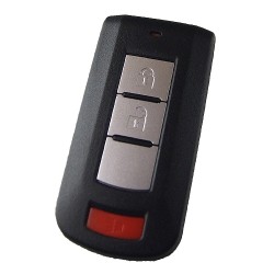 Mitsubishi 2+1 button remote key shell - Mitsubishi