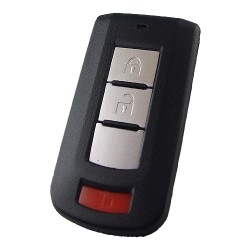 Mitsubishi 2+1 button remote key shell with blade - Mitsubishi