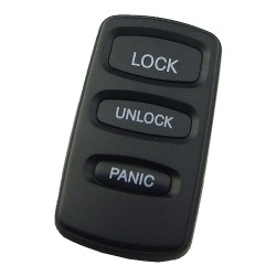 Mitsubishi 3 button remote key shell - Mitsubishi