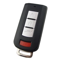 Mitsubishi 4 button remote key shell - Mitsubishi