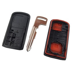 Mitsubishi 4 button remote key shell - 3
