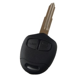 Mitsubishi upgrade 2 button key shell with right MIT11R blade - Mitsubishi