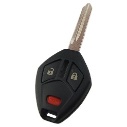 Mitsubishi upgrade 2+1 button key shell with left MIT9 blade - Mazda