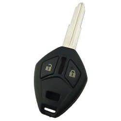 Mitsubishi upgrade 2+1 button key shell with right MI11R blade - 1