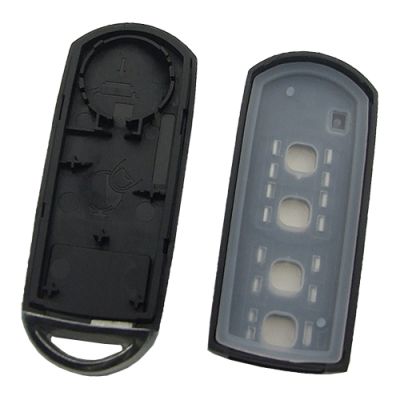 Mazda 4 button remote key blank with blade ( 3parts) - 3