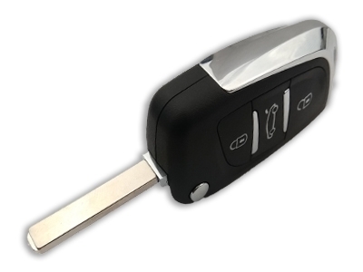 modified peugeot replacement key shell with 3 button with HU83 blade Without battery clip - 5