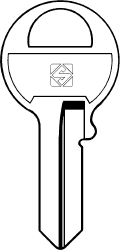 MS2 Key Blank - Silca