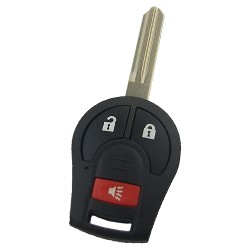Nissan 2+1 button remote key blank - Nissan