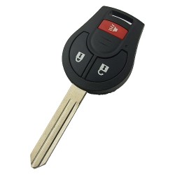 Nissan 2+1 button remote key with 315mhz or 434MHZ - Thumbnail