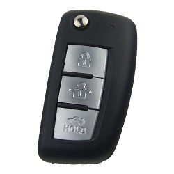 nissan 3 button remote key blank - 1