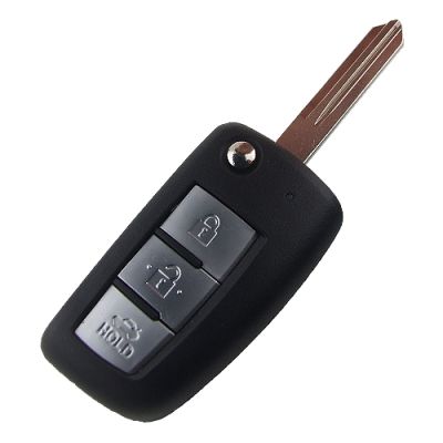 nissan 3 button remote key blank - 3