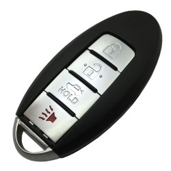 Nissan 4 Buttons Smart Card Shell - Nissan