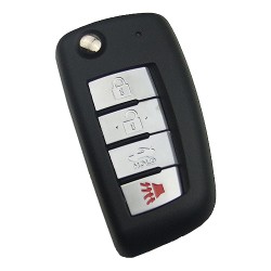 Nissan - Nissan Qashqai Sentra Sunny Remote key 4 buttons 315 Mhz Aftermarket