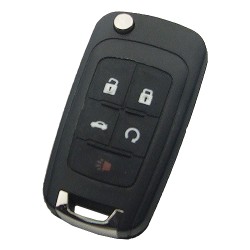 Opel 5 button remote key blank - Opel