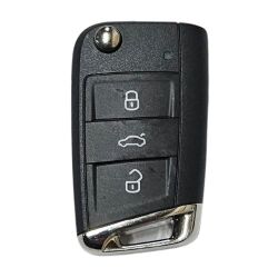 VW Original 3 button remote key with Hitag PRO VAG(MQB 49) 434mhz FCCID: 5CG 959 752 B unkeyless CMIIT ID 2016dj3959 - Volkswagen